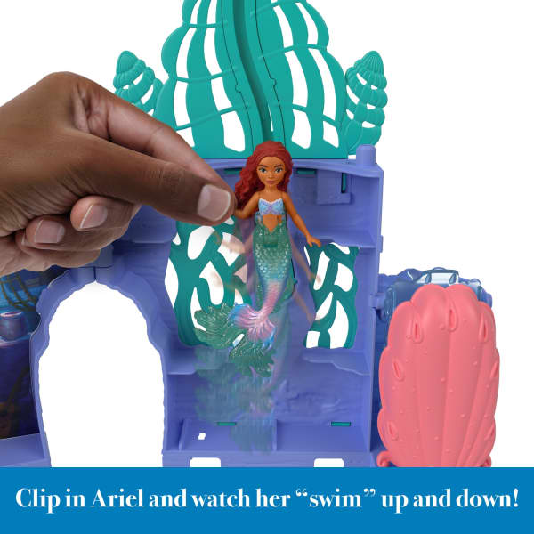 Mattel Disney The Little Mermaid Storytime Stackers Ariel's Grotto Playset And 10 Accessories
