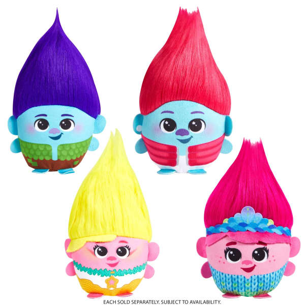 mattel Dreamworks Trolls Band Together Hairmony Mixers Plush Assortment
