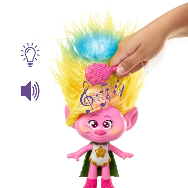 Mattel Dreamworks Trolls Band Together Rainbow Hairtunes™ Poupée Viva