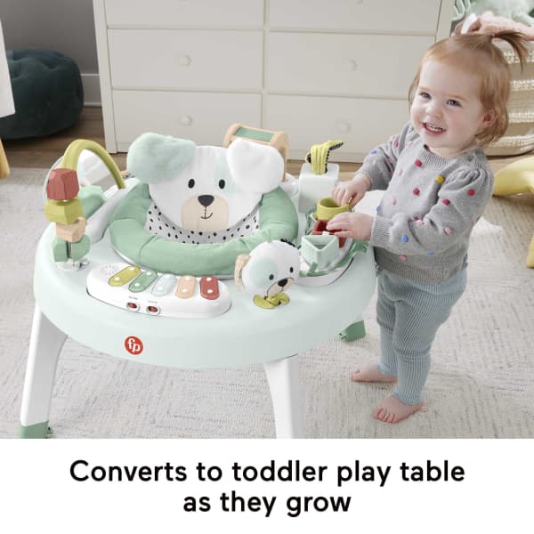 Mattel Fisher-Price 3-In-1 Baby Activity Center With Lights & Sounds Play Mat Toddler Toy Snugapuppy