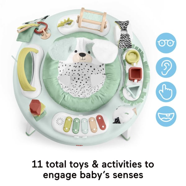 Mattel Fisher-Price 3-In-1 Baby Activity Center With Lights & Sounds Play Mat Toddler Toy Snugapuppy