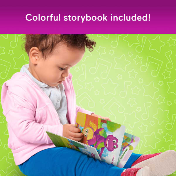 Mattel Fisher-Price Barney's World Barney & Baby Bop With Book