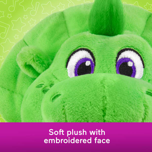 Mattel Fisher-Price Barney's World Plush Baby Bop 8-Inch Toy Dinosaur For Toddlers & Preschool Kids