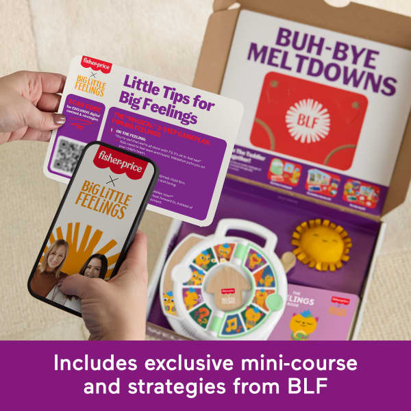 Mattel Fisher-Price Big Little Feelings Calm Down Kit Set Of Toys & Tips For Toddlers & Kids