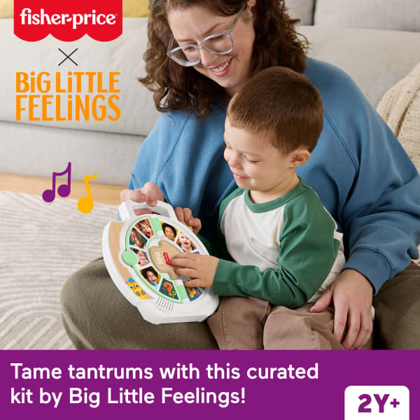 mattel Fisher-Price Big Little Feelings Calm Down Kit Set Of Toys & Tips For Toddlers & Kids