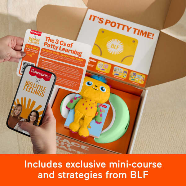 Mattel Fisher-Price Big Little Feelings Potty Training Kit Set Of Toys & Tips For Toddlers & Kids