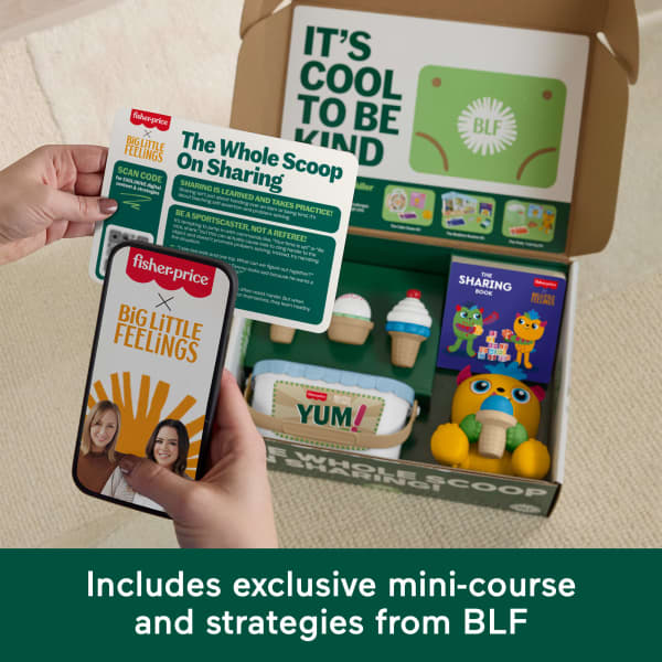 Mattel Fisher-Price Big Little Feelings Sharing Kit Set Of Toys & Tips For Toddlers & Kids