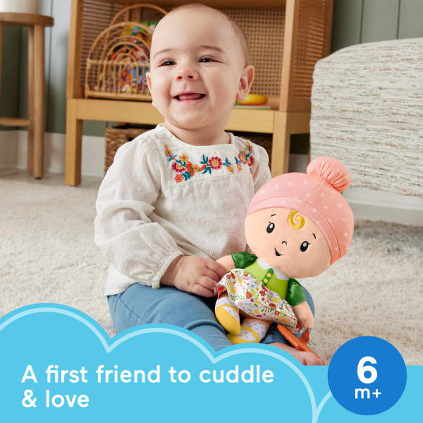 mattel Fisher-Price Cuddle & Chime First Babydoll infant Sensory Toy Styles May Vary