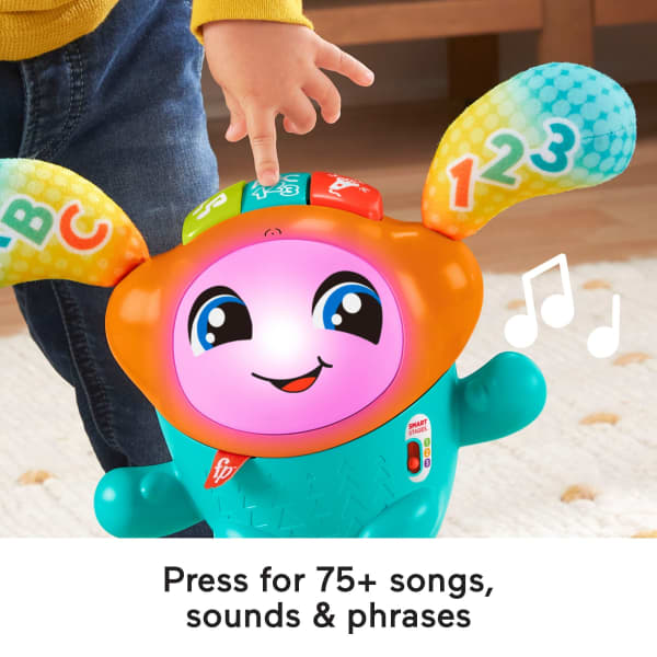 Mattel Fisher-Price DJ Bouncin’ Beats Electronic Baby & Toddler Learning Toy Multilanguage Version