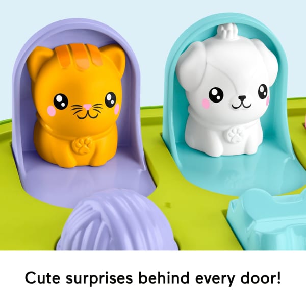 Mattel Fisher-Price Fp Pets Fine Motor Pop-Up Baby Activity Toy For Developmental Play
