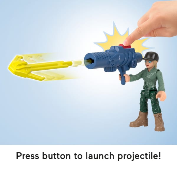 Mattel Fisher-Price Imaginext Jurassic World Rebirth Set With 6 Action Figures Launcher & Accessories