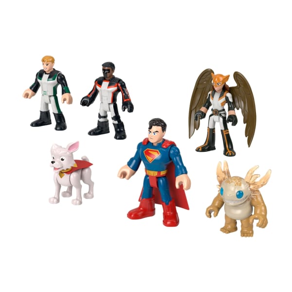 Mattel Fisher-Price Imaginext Superman Action Figure Multipack With 6 Collectible 3-inch Characters