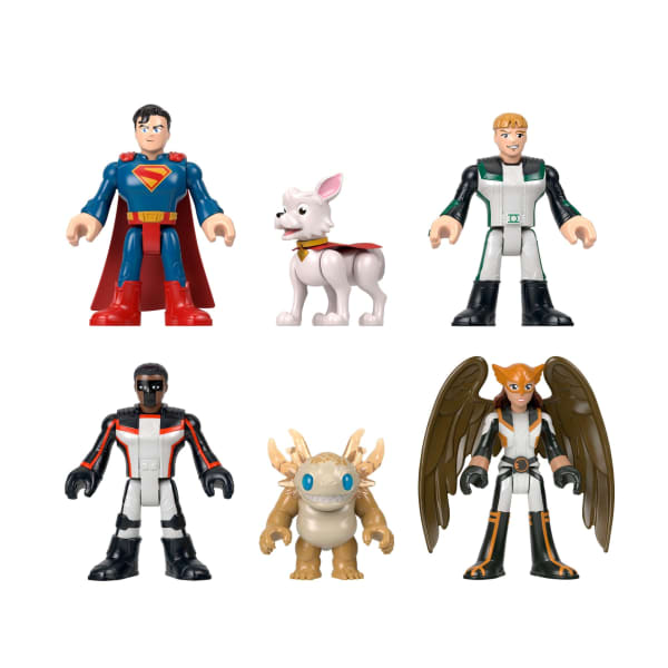 Mattel Fisher-Price Imaginext Superman Action Figure Multipack With 6 Collectible 3-inch Characters