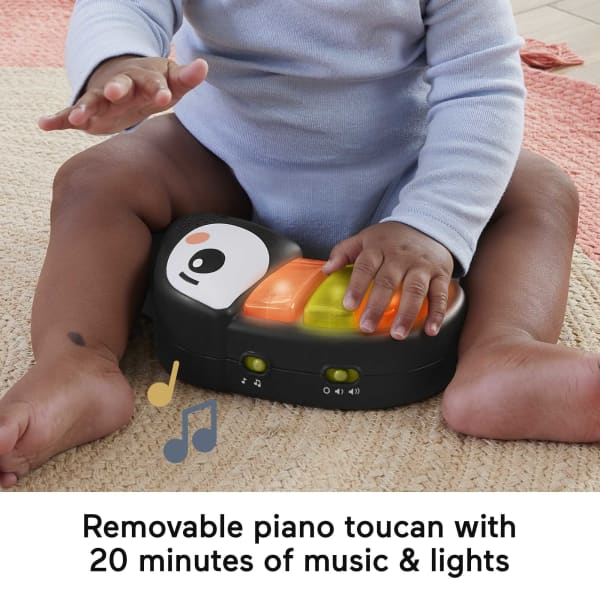 Mattel Fisher-Price Jumperoo Baby Activity Center With Lights Music And Sounds Palm Paradise