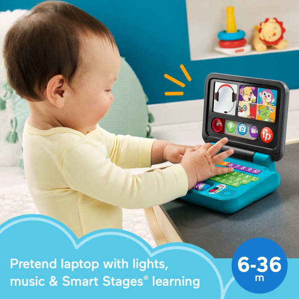 mattel Fisher-Price Laugh & Learn Let's Connect Laptop - English Version
