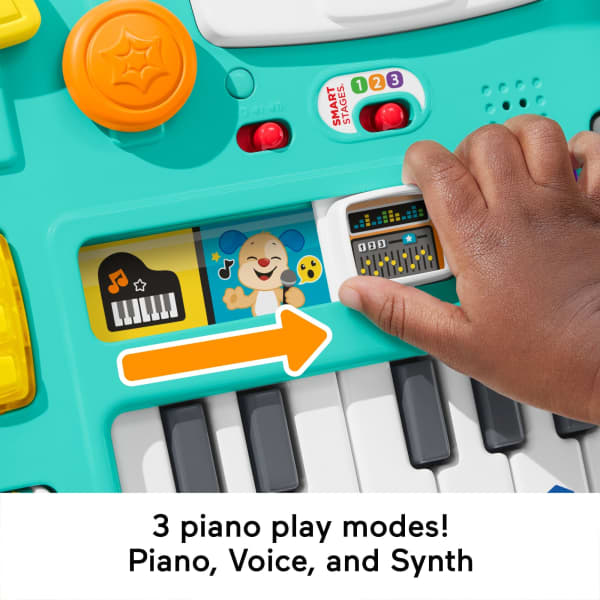 Mattel Fisher-Price Laugh & Learn Mix & Learn DJ Table Musical Learning Toy For Baby & Toddler