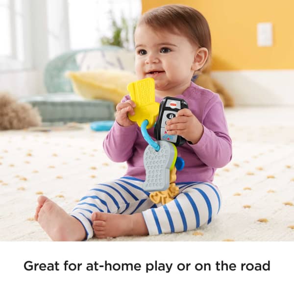 Mattel Fisher-Price Laugh & Learn Play & Go Keys Musical Learning Toy For Infant & Toddler