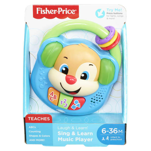 Mattel Fisher-Price Laugh & Learn Sing & Learn Music Player Baby & Toddler Toy Pretend Radio