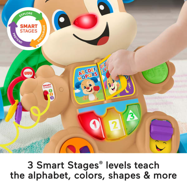 Mattel Fisher-Price Laugh & Learn Smart Stages Learn With Puppy Walker Baby & Toddler Toy
