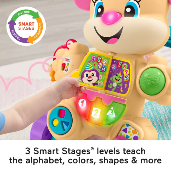 Mattel Fisher-Price Laugh & Learn Smart Stages Learn With Sis Walker Baby & Toddler Educational Toy