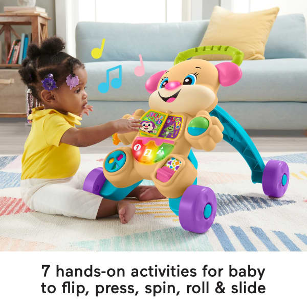 Mattel Fisher-Price Laugh & Learn Smart Stages Learn With Sis Walker Baby & Toddler Educational Toy