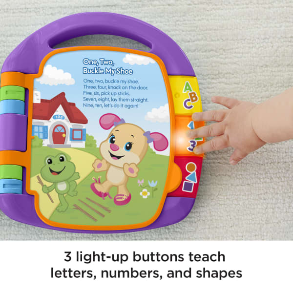 Mattel Fisher-Price Laugh & Learn Storybook Rhymes Musical Electronic Learning Toy For Baby & Toddler