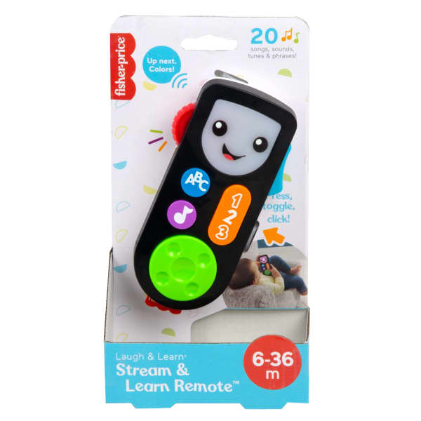 Mattel Fisher-Price Laugh & Learn Stream & Learn Remote Electronic Learning Toy For Infants