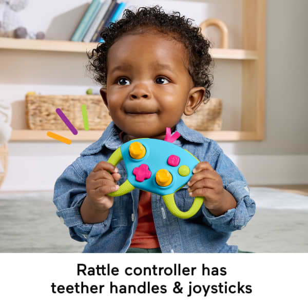 Mattel Fisher-Price Level-Up Little Gamer Gift Set 3 Developmental Baby Toys For Newborns