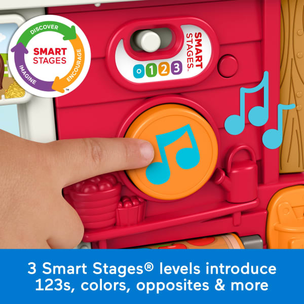 Mattel Fisher-Price Little People Caring Fun Animal Farm Playset Toddler Learning Toy Multilanguage Version