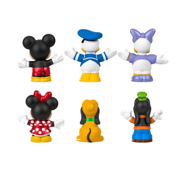 Mattel Fisher-Price Little People Disney Mickey & Friends 6-Piece Figure Set For Toddlers & Kids