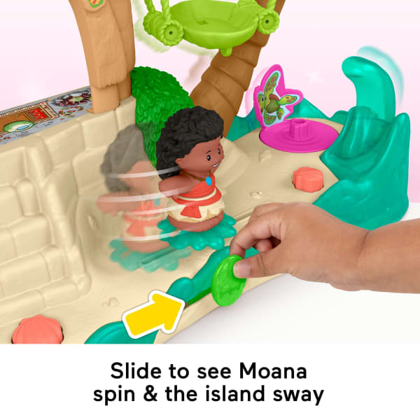 Mattel Fisher-Price Little People Disney Princess Moana Adventure Village Playset With Figures For Toddlers