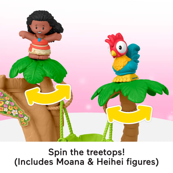 Mattel Fisher-Price Little People Disney Princess Moana Adventure Village Playset With Figures For Toddlers