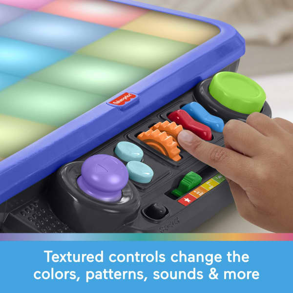 Mattel Fisher-Price Sensory Bright Light Station Electronic Learning Activity Table For Preschool Kids