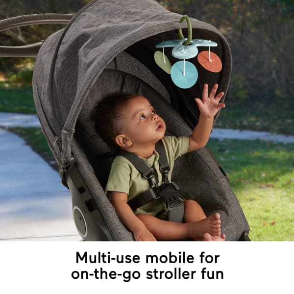 Mattel Fisher-Price Simply Senses Newborn Gym Baby Activity Mat With 6 Sensory Toys