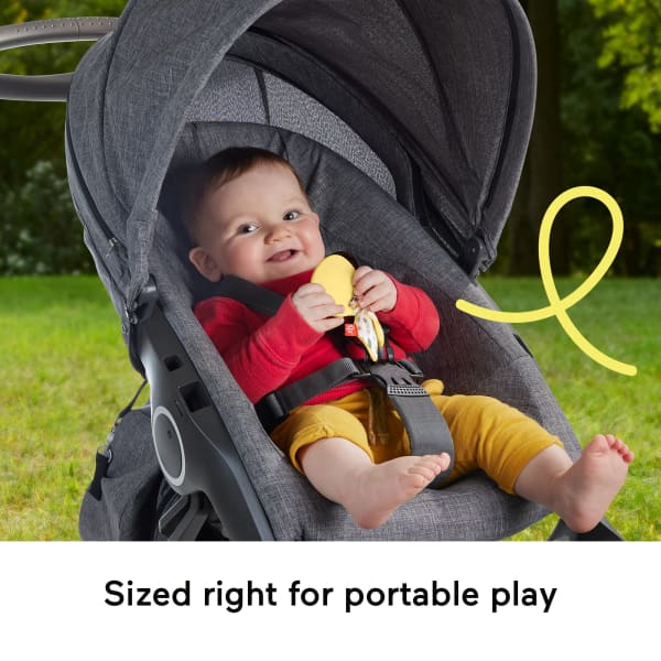 Mattel Fisher Price Snuggle Bunny Teether Baby Toy With Fine Motor Activity For Newborns