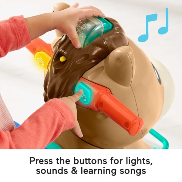 Mattel Fisher-Price Walk Bounce & Ride Pony - English & French Version