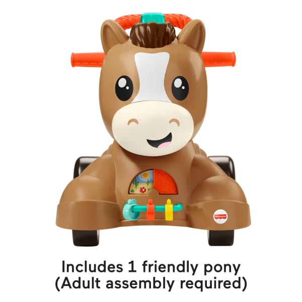 Mattel Fisher-Price Walk Bounce & Ride Pony - English & French Version