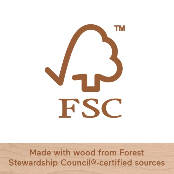 Mattel Fisher-Price Wooden Push-Along Bunny Toy Vehicle For Baby Crawling Play. 1 Wood Piece