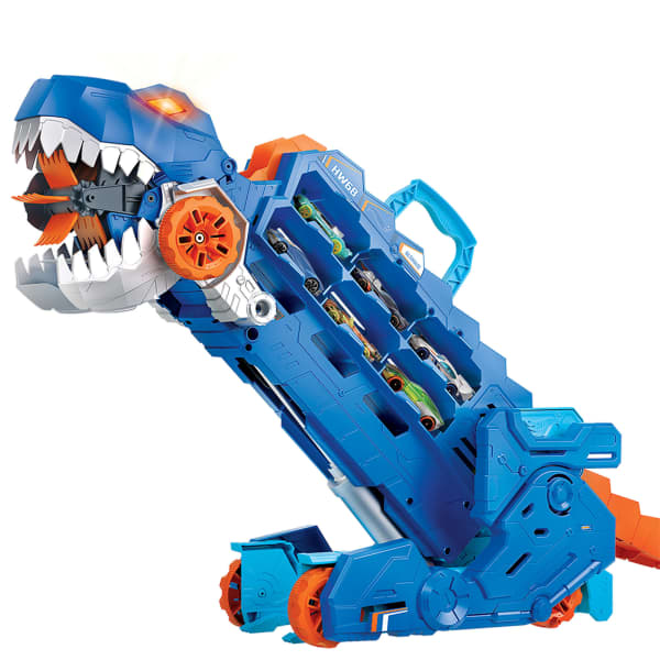 Mattel Hot Wheels City Pista De Brinquedo Super Reboque De T-Rex