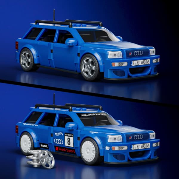 Mattel Hot Wheels Coffret De Construction Audi Avant Rs2