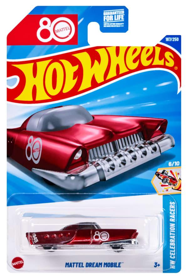 Mattel Hot Wheels Mattel Dream Mobile Collectible 1:64 Scale Toy Car Celebrating Mattel's 80Th Anniversary
