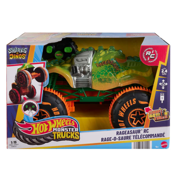 Mattel Hot Wheels Monster Trucks Véhicule Rageasaur