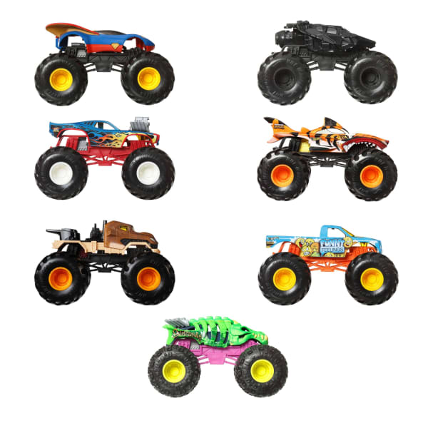 Mattel Hot Wheels Monster Trucks Vehículo De Juguete Auto Sorpresa Escala 1:24