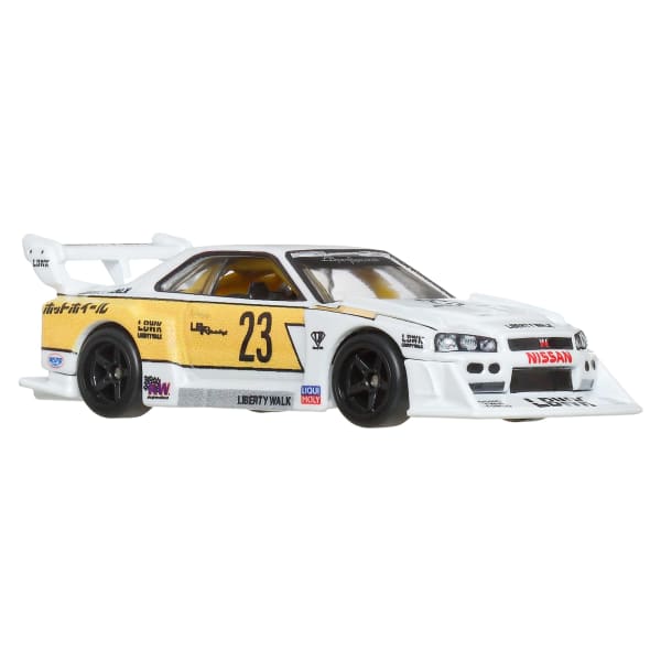 Mattel Hot Wheels Premium Car Culture Silhouettes Lb-Er34 Super Silhouette Nissan Skyline 1:64 Scale Car