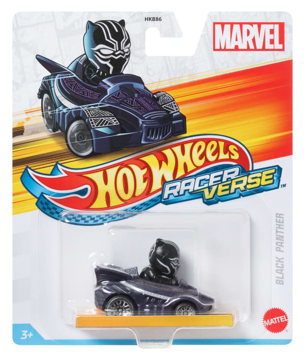 mattel Hot Wheels Racerverse Véhicule Black Panther