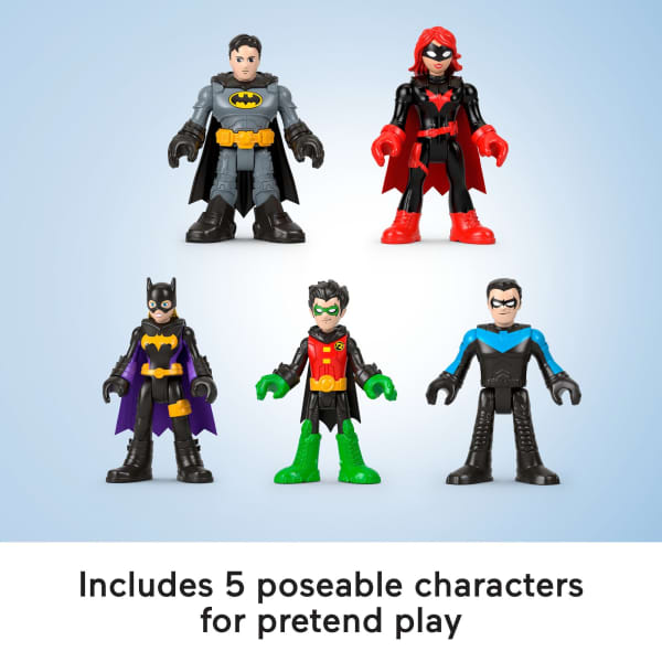 Mattel Imaginext DC Super Friends Batman Figures Family Multipack 12 Piece Preschool Toys
