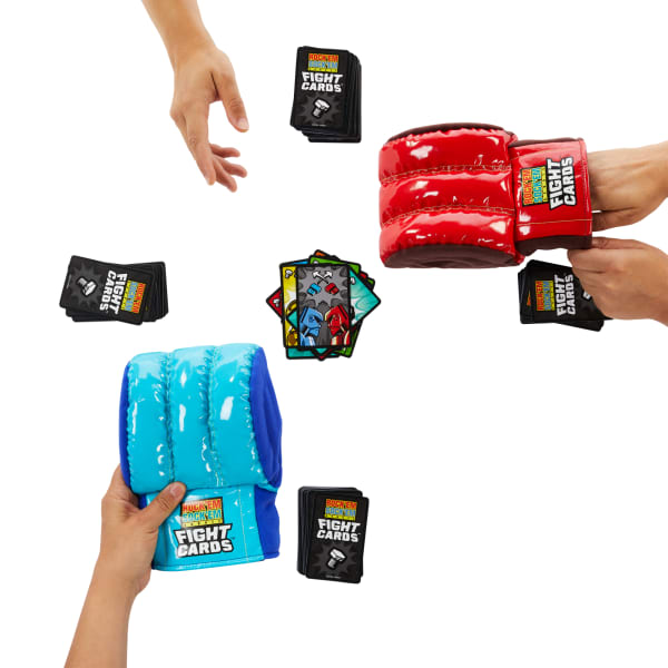 Mattel Jeu De Cartes Rock ’Em Sock ’Em Robots Fight Cards ™ 2Gants De Boxe