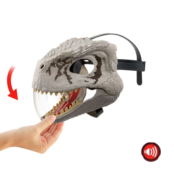 Mattel Jurassic World: Chaos Theory Atrociraptor Mask With Sound For Role Play
