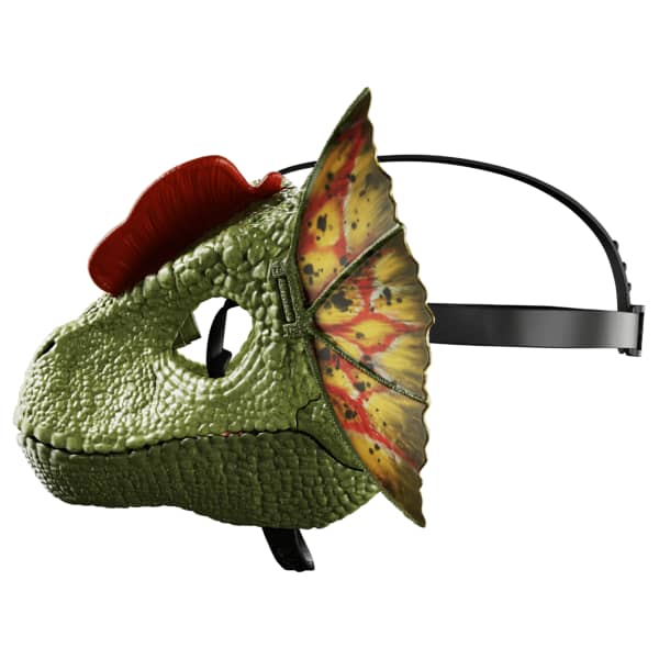Mattel Jurassic World Dilophosaurus Role Play Mask With Sound & Water-Shooting Feature Frill