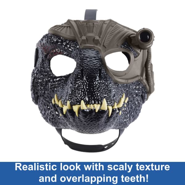 Mattel Jurassic World Indoraptor Dinosaur Mask With Tracking Light And Sound For Role Play